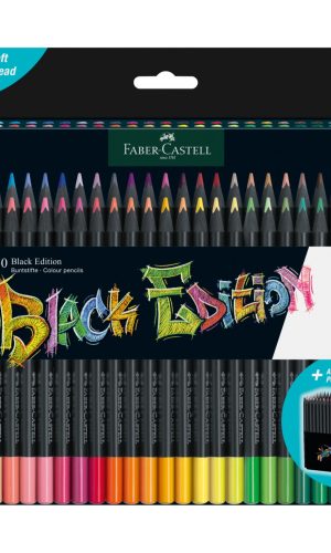 Set 50 creioane colorate - Black Edition