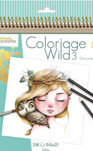 Carte de colorat - Wild 3
