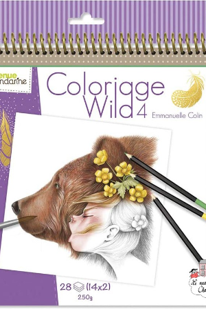 Carte de colorat - Wild 4