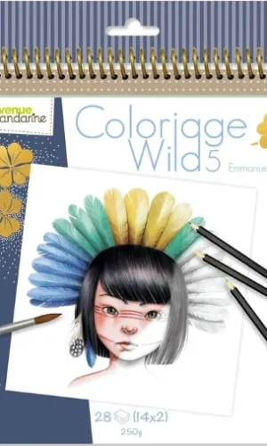 Carte de colorat - Wild 5