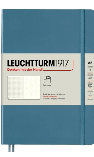 Carnet Leuchtturm1917 A5 stone blue, Softcover