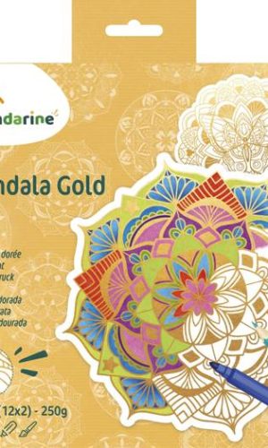Carte de colorat Graffy Mandala Gold