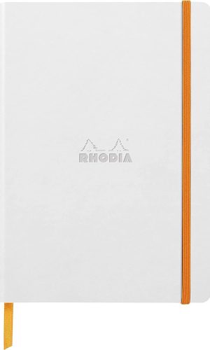 Carnet Rhodiarama A5 alb